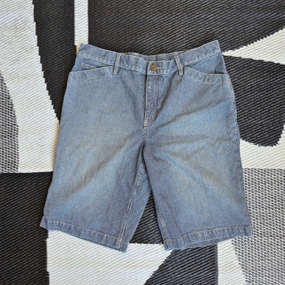 Ralph Lauren Hickory Striped Jean Shorts